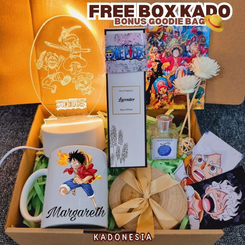 Hampers One Piece Set Diffuser / Fankit Anime One Piece / Kado Bajak Laut