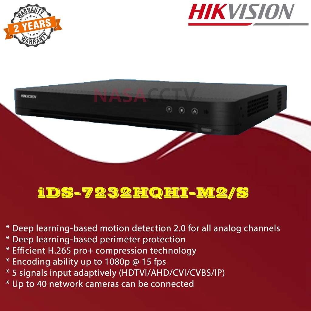 HIKVISION DVR CCTV iDS-7232HQHI-M2/S
