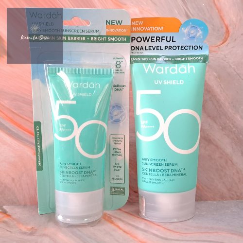 Wardah UV Shield Airy Smooth Sunscreen Serum SPF50 PA+++/Sunscreen wardah/sunblock/tabir surya