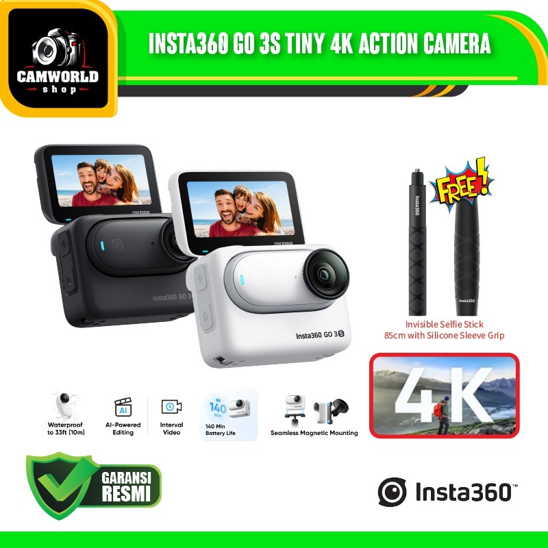 Insta360 GO 3S Tiny 4K Action Camera Insta360 GO3S GO 3S