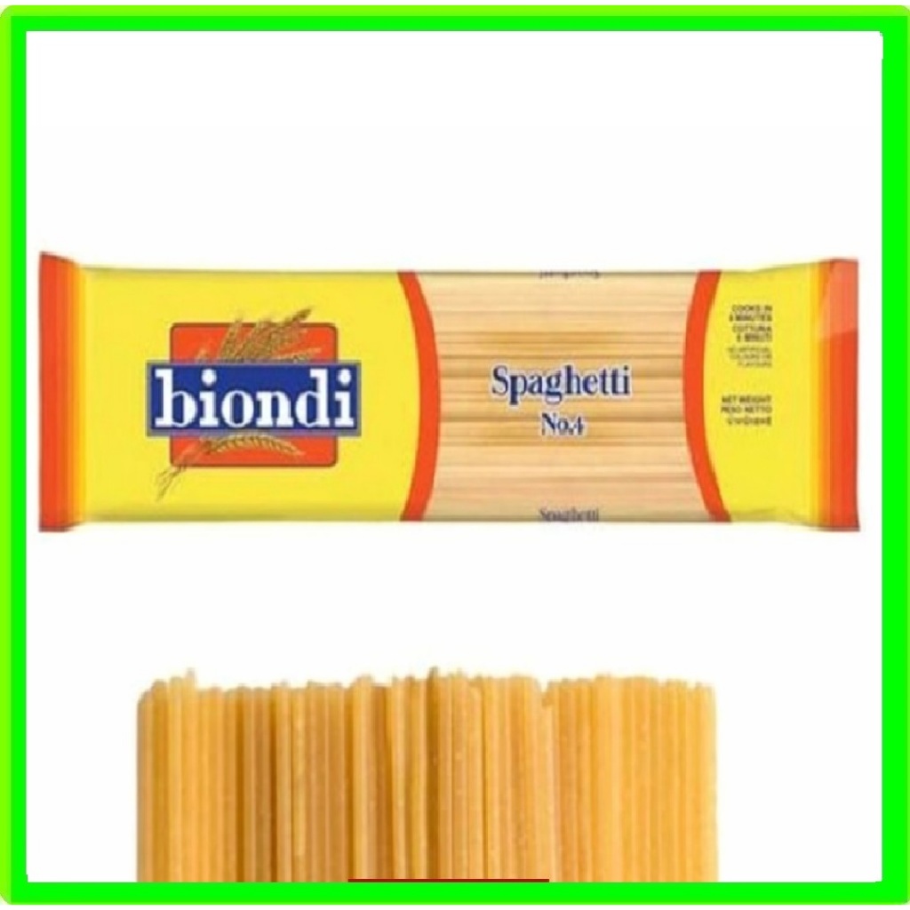 

BIONDI SPAGHETTI 500gr pasta No4 Spaghetti 500g