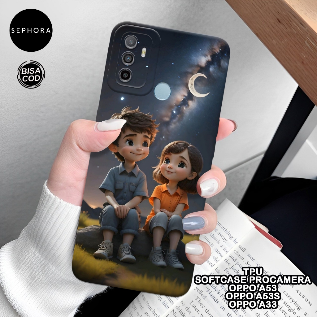 Softcase OPPO A53/A53s/A33 Terbaru - Fashion Case Cartoon - Case OPPO A53/A53s/A33 - Case Pro Camera