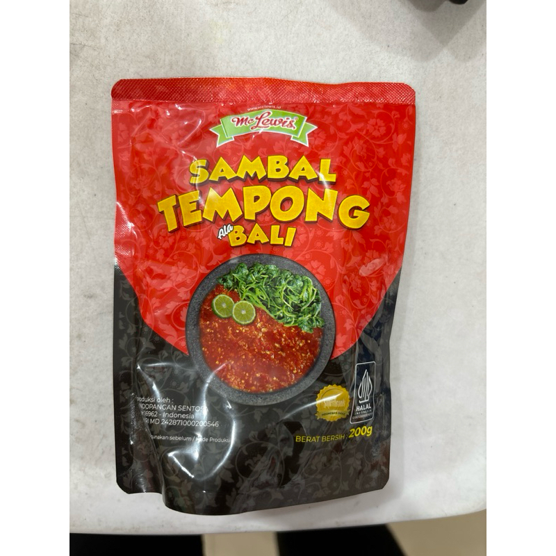 

Mc Lewis sambal tempong Bali 200gr