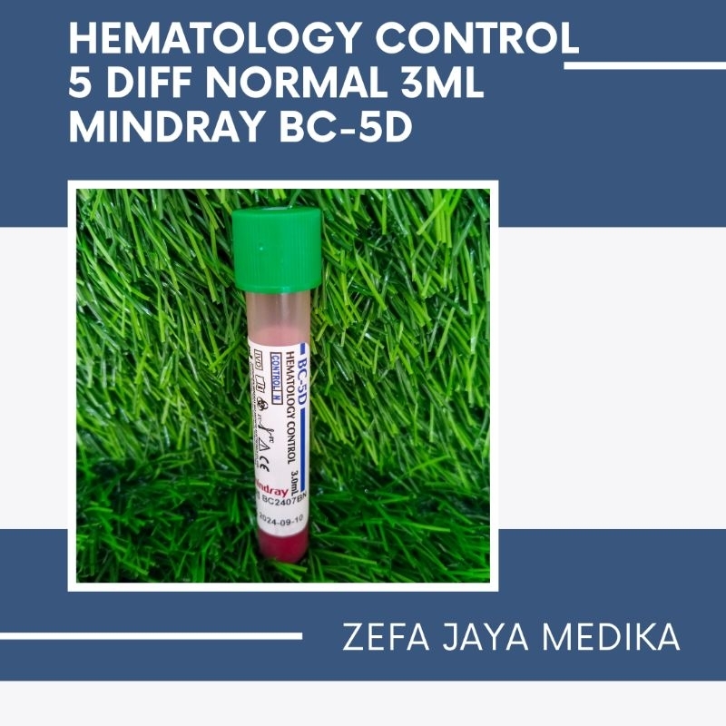 HEMATOLOGY CONTROL 5 DIFF NORMAL 3ML MINDRAY BC-5D / KONTROL HEMATOLOGI 5 DIFF NORMAL