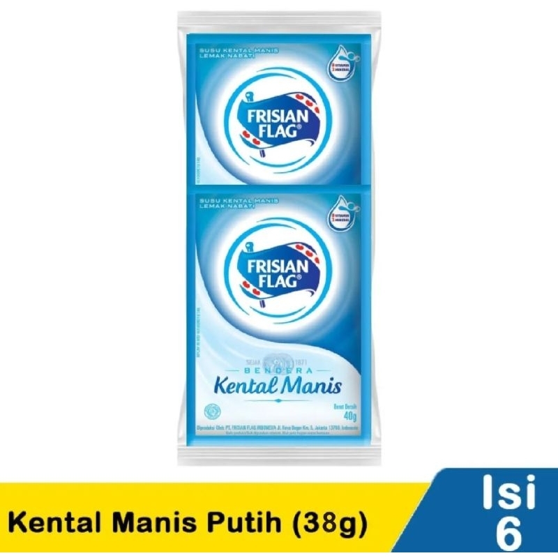 

Susu Kental Manis Frisianflag Rasa Vanilla Cream Sachet Isi 6 Pcs