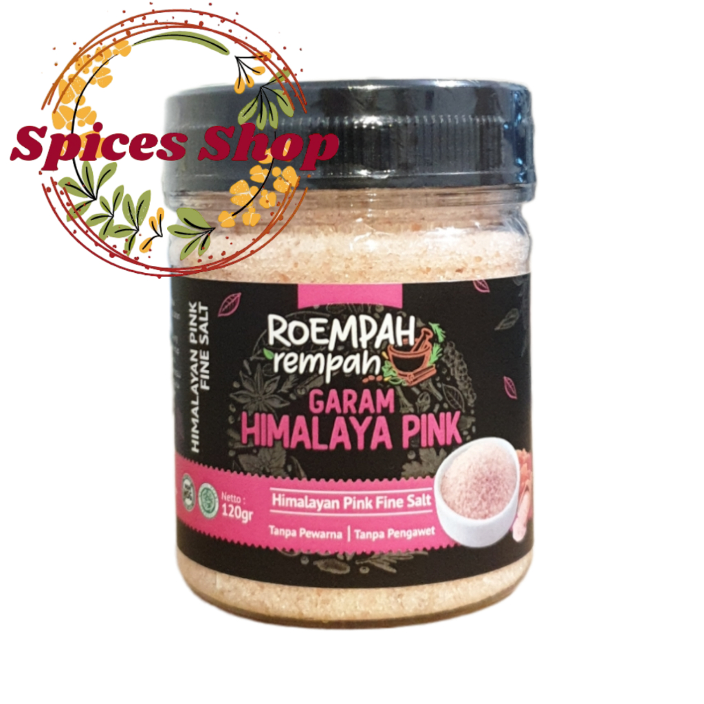 

Garam Himalaya Pink ROEMPAH REMPAH / Himalayan Pink Fine Seasalt 120