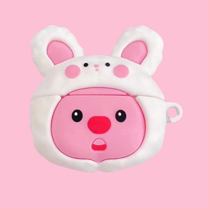 Case WM02 Baseus Encok Earphone Silikon Karakter Kartun WM02 Kode 08 - Kelinci