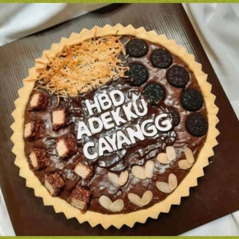 

Pie Brownies Jumbo/Brownies Jumbo Panggang/Pie Jumbo 3 varian Rasa