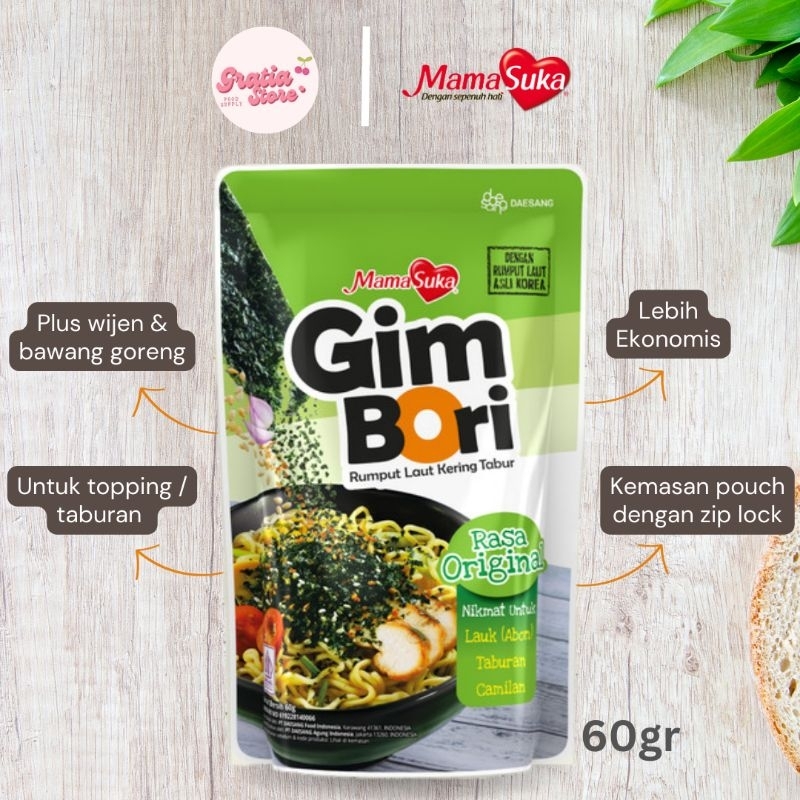 

MamaSuka Gim Bori Original 60gr