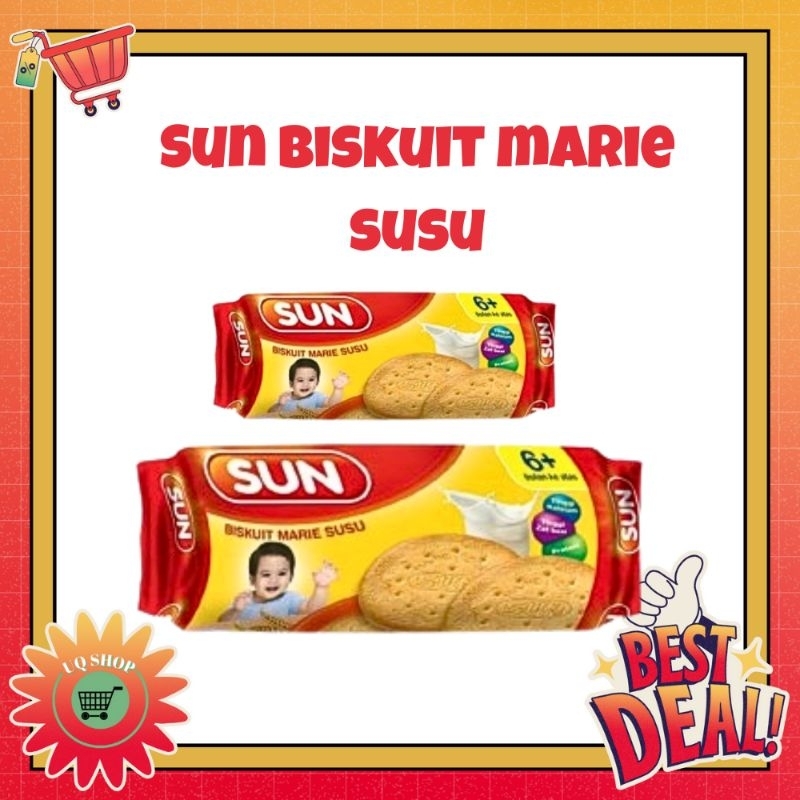 SUN Biskuit Marie Susu 80gr / 150gr