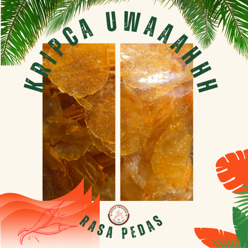 

Keripik Kaca || KRIPCA || RASA ORI || PEDAS || PEDAS DAUN JERUK || 1KG || 1/2 KG