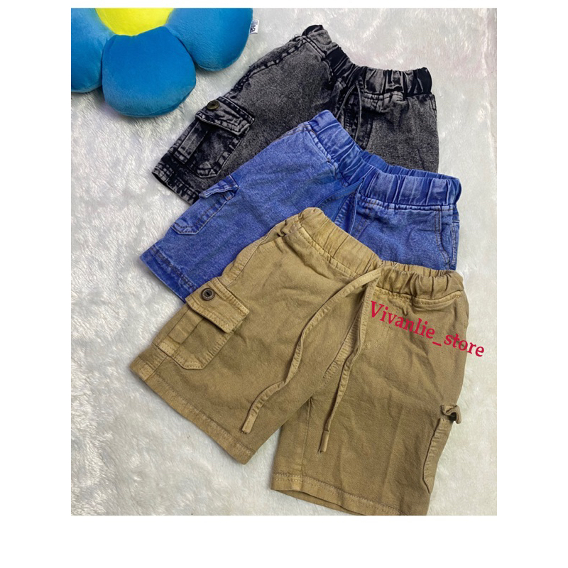 Vivanlie BUY 1 GET 3 CELANA CARGO JEANS ANAK