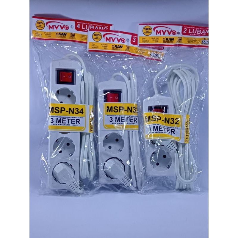 ROLAN KABEL 2/3/4 LUBANG 3 SAMPAI 5 METER / STOP K0NTAK KABEL LISTRIK