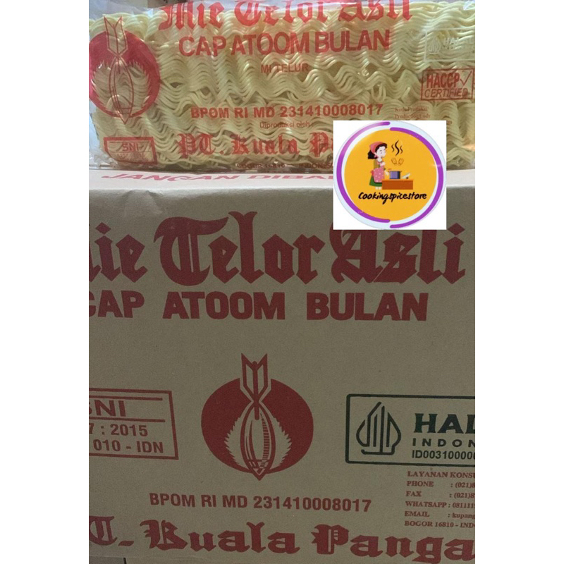 

Mie Telor Asli Cap Atoom Bulan (1 dus - isi 20 pcs)