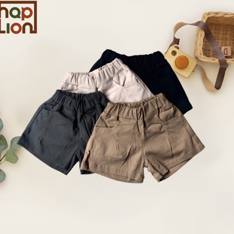 KODE B82W Hotpants Pendek Chinos Kenzie Unisex 1  6 Tahun  Haplion Kidswear