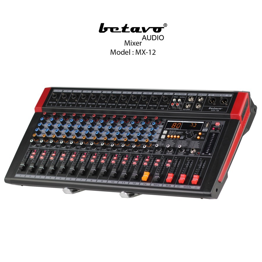 POWER MIXER BETAVO MX-1202 D POWER MIXER 12 CHANNEL ORIGINAL