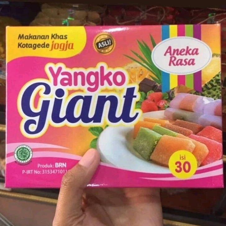 

Yangko Giant - Isi 30 Pcs | Yangko Khas Kotagede Yogyakarta | Makanan Kesukaan Pangeran Diponegoro