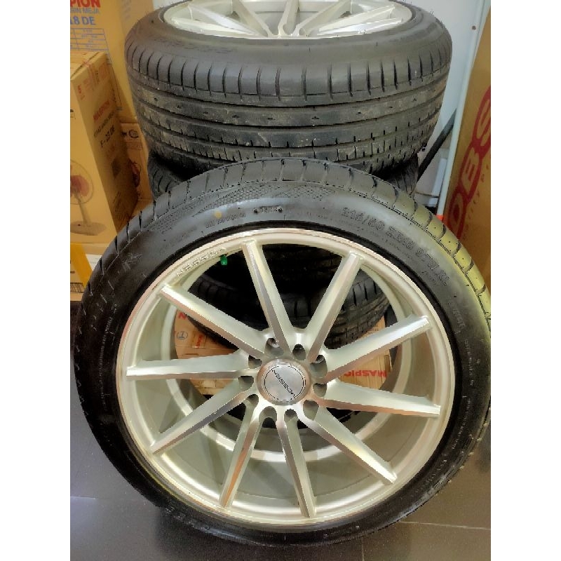 Velg Vossen CVT R18 - 5x114 + Ban Phi-R 95%