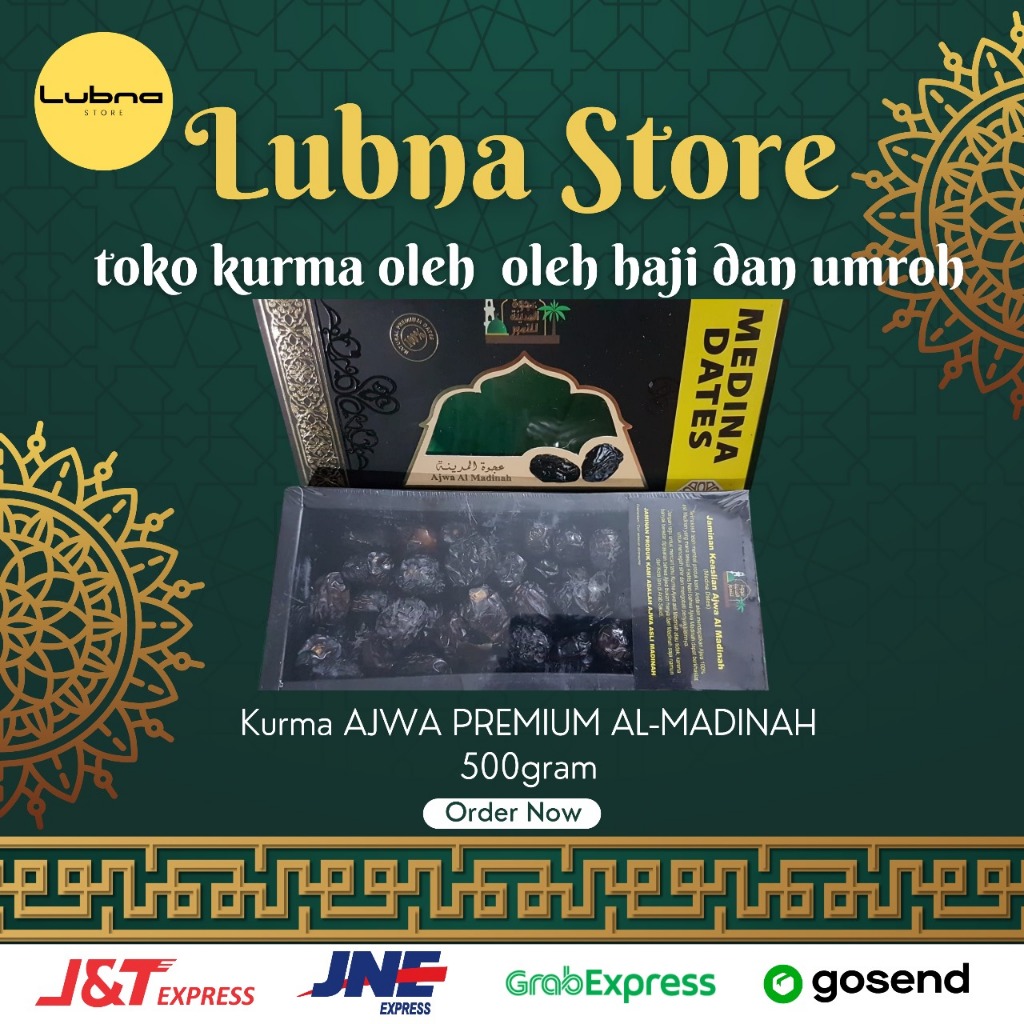 

KURMA AJWA AL-MADINAH PREMIUM 500gram