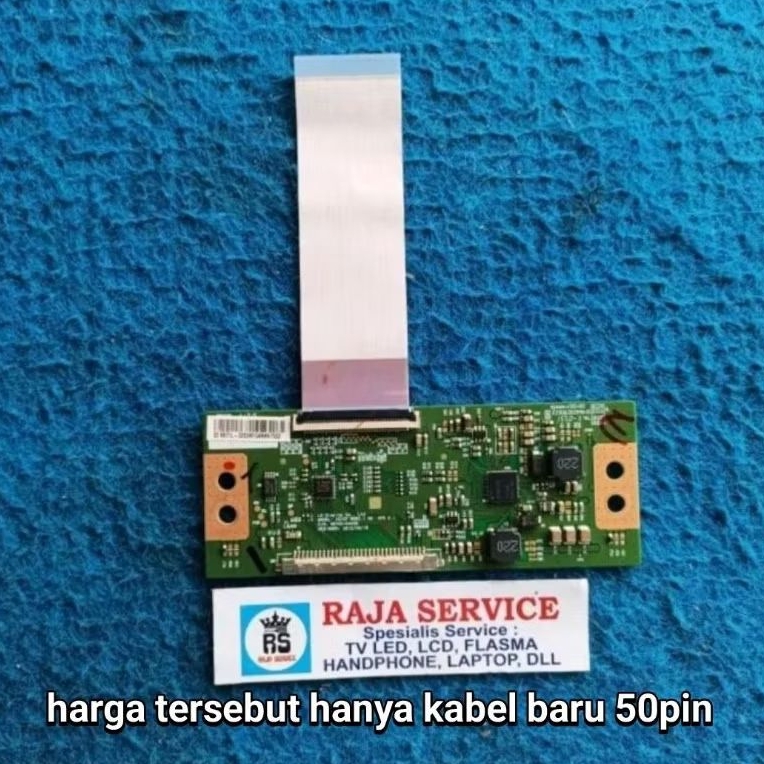 kabel tv TOSHIBA 32L2550VJ  flaxible lvds dari tcon ke panel lcd layar 50pin