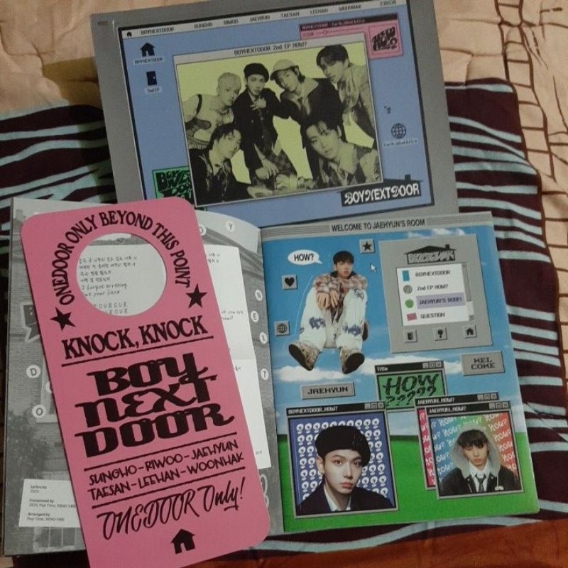 [UNSEALED] ALBUM ONLY STICKER HOW MYUNG JAEHYUN VERSION BND BONEDO BOYNEXTDOOR