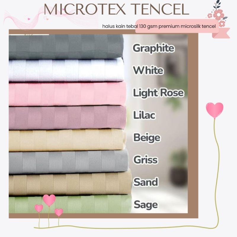 Inesprei - Sprei Mikrotex Tencel uk 90x200 s/d 200x200 |Sprei Ready |Sprei Homemade |Sprei Salur