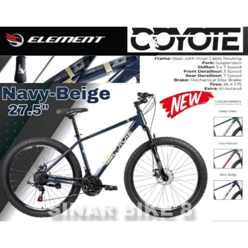 Sepeda Mtb 24 Element Coyote