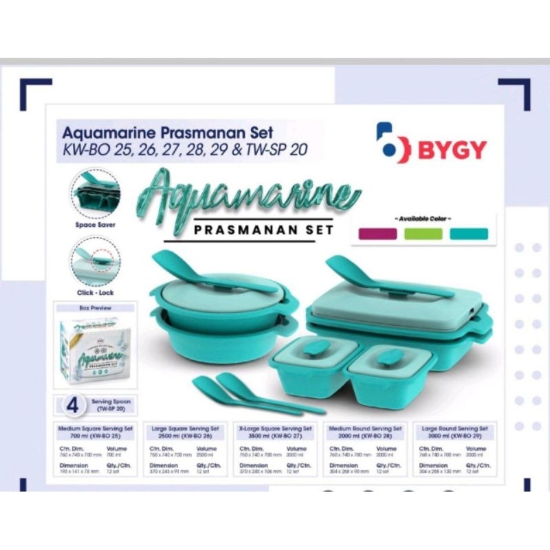 Aquamarine Set bigy