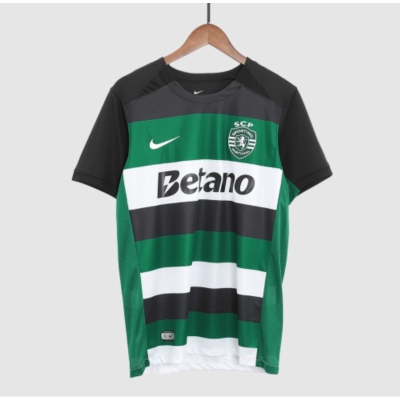 jersey bola sporting lisbon home new season musim baru