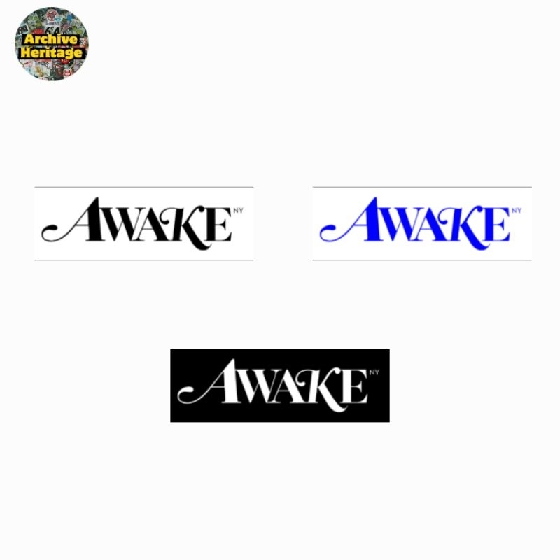 

sticker Awake NY logo brand clothing streetwear stiker