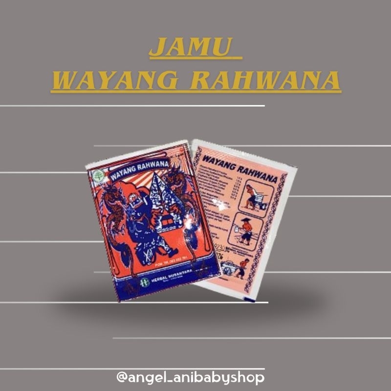 

JAMU WAYANG RAHWANA (1pack isi 25 sach)