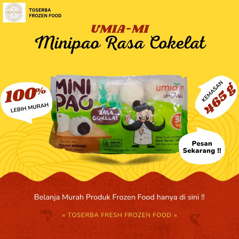 

UMIAMI Minipao Rasa Cokelat 464g Isi 30 pcs