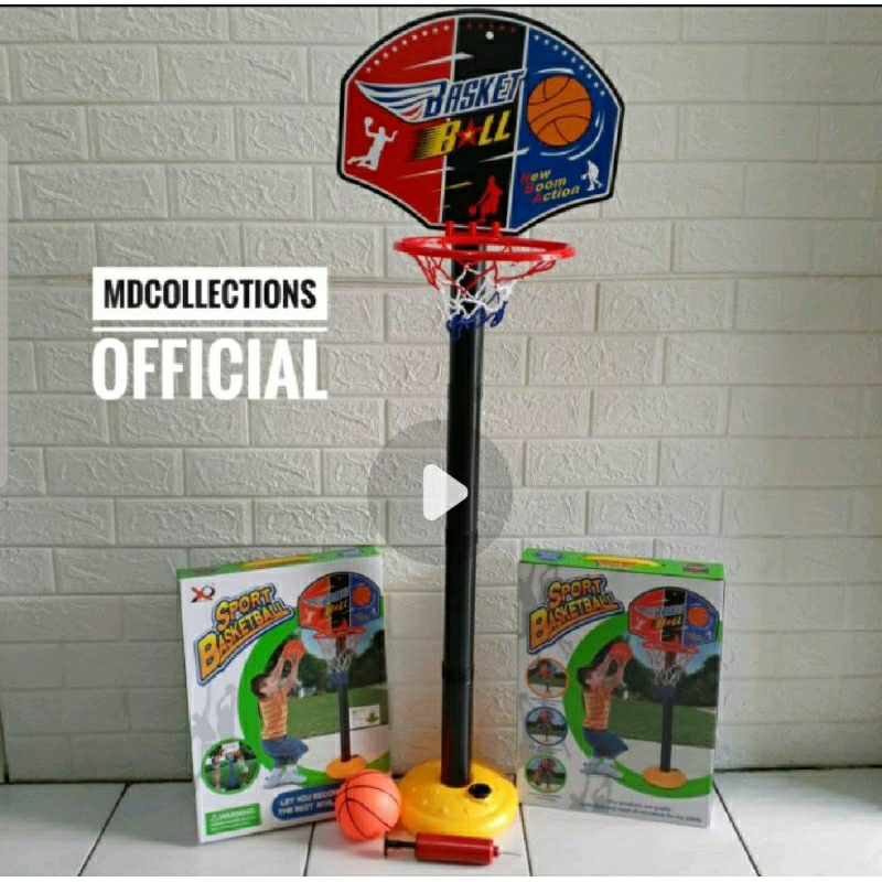 GDM - Mainan ring basket anak / ring basket anak / basket portable / mainan edukasi
