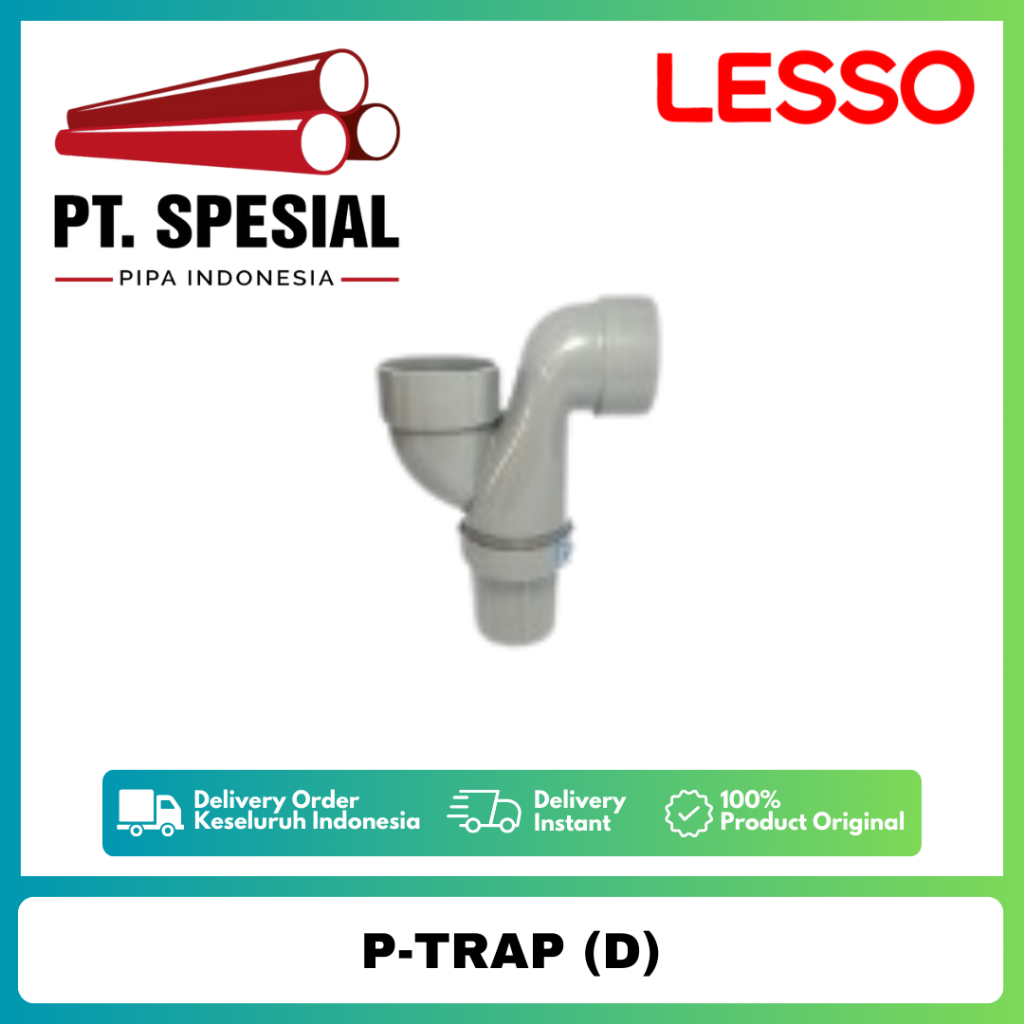 P-Trap 2 Inch PVC D Lesso / P Trap 2 Inch / P-Trap D Lesso / P Trap - 06