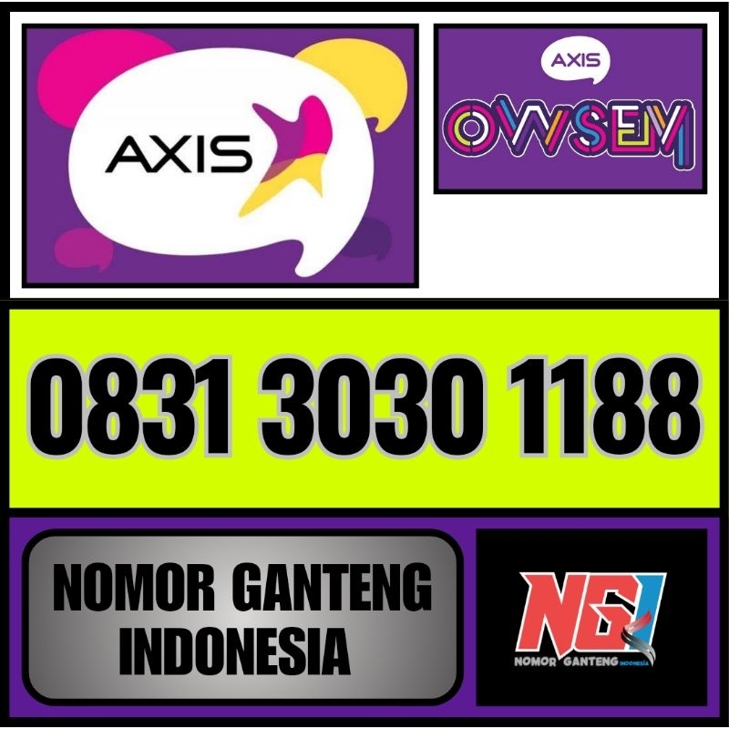 Nomor Cantik Axis 3030 1188