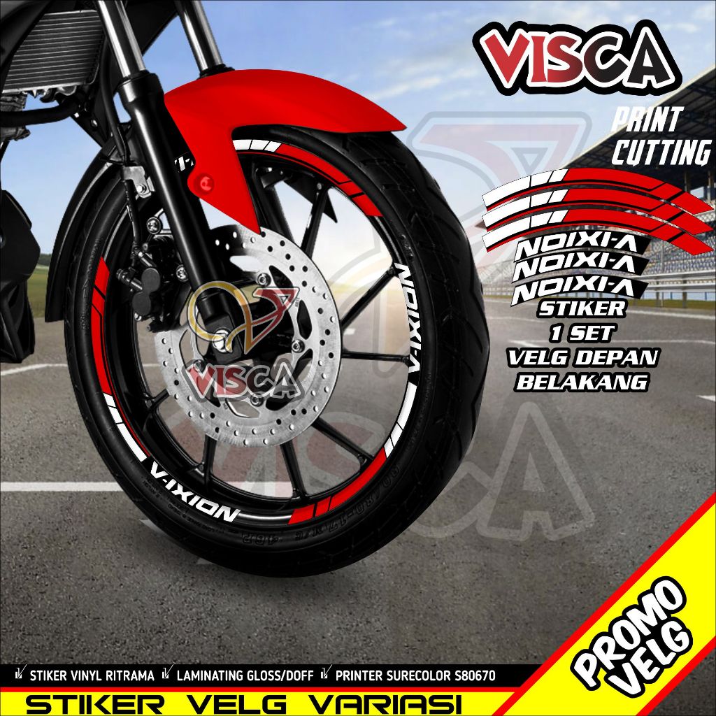Stiker Velg List Velg Motor Stiker Velg Vixion A03