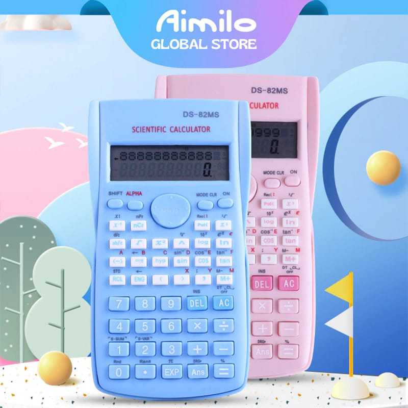 

Aimilo Kalkulator Scientific Calculator 240 Fungsi Kalkulasi 3 Warna