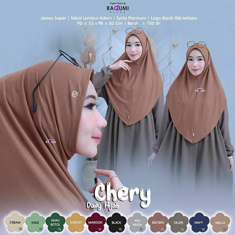 CHERY DAILY HIJAB BY RAQUMI HIJAB