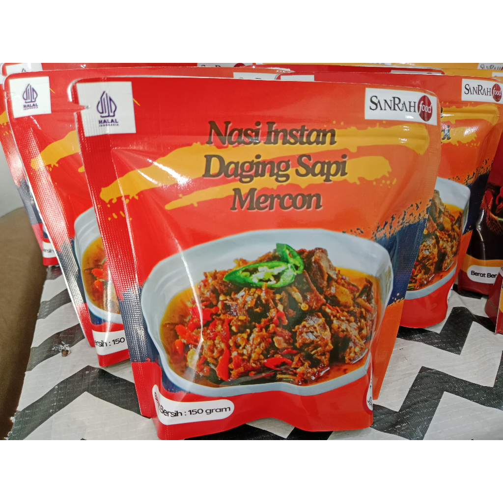 

Nasi Instan Daging Sapi Mercon