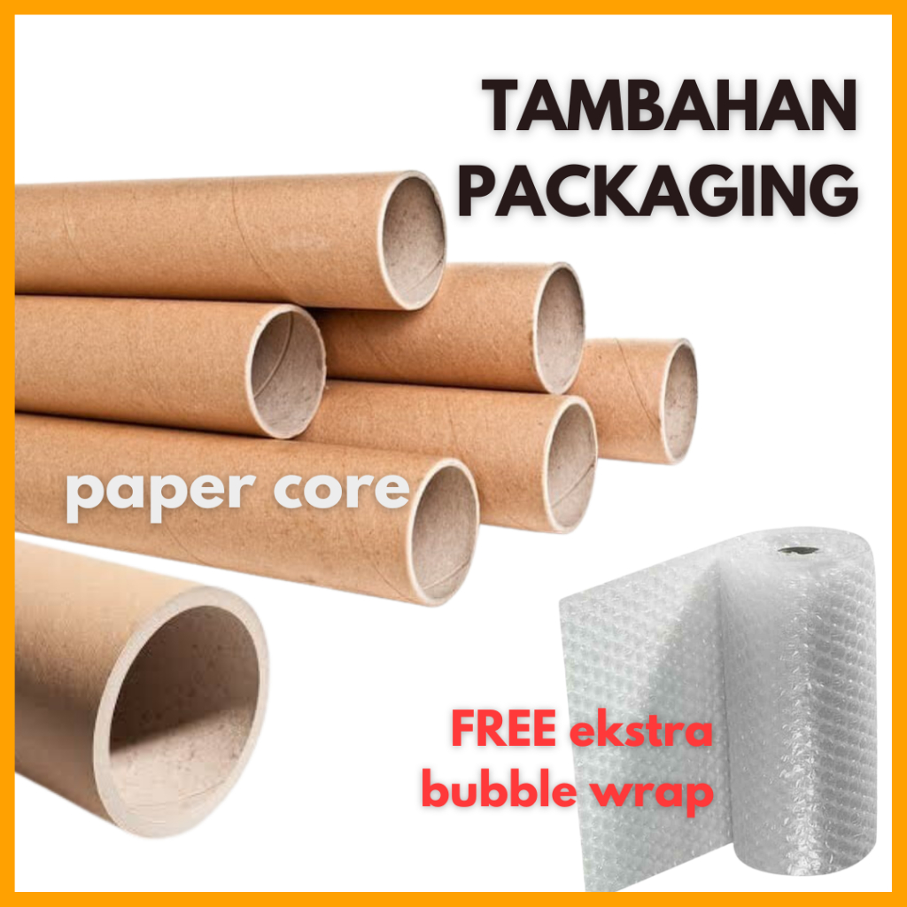 

[tambahan packaging] PAPERCORE / SELONGSONG KARTON + BUBBLE WRAP