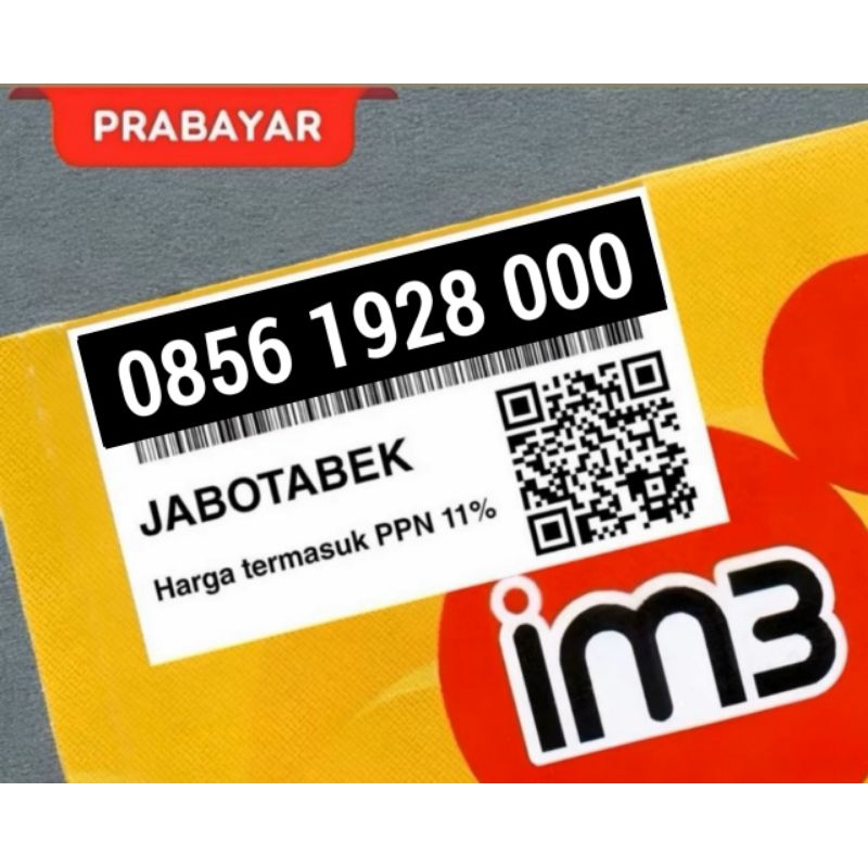 Nomor Cantik Indosat Im3 Triple Tahun Persija 1928 000