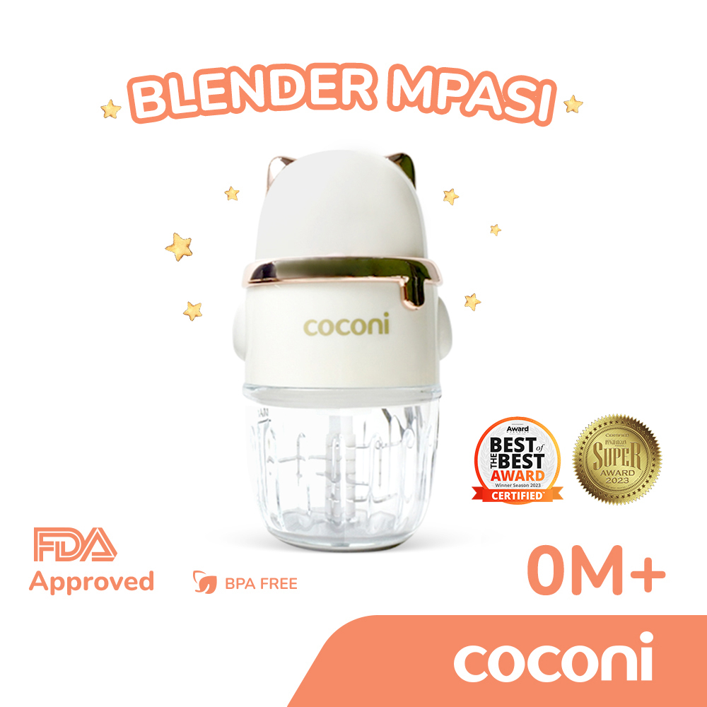 COCONI Blender MPASI I Multi Function Blender | Blender Mini Pengolah Penghalus Makanan MPASI