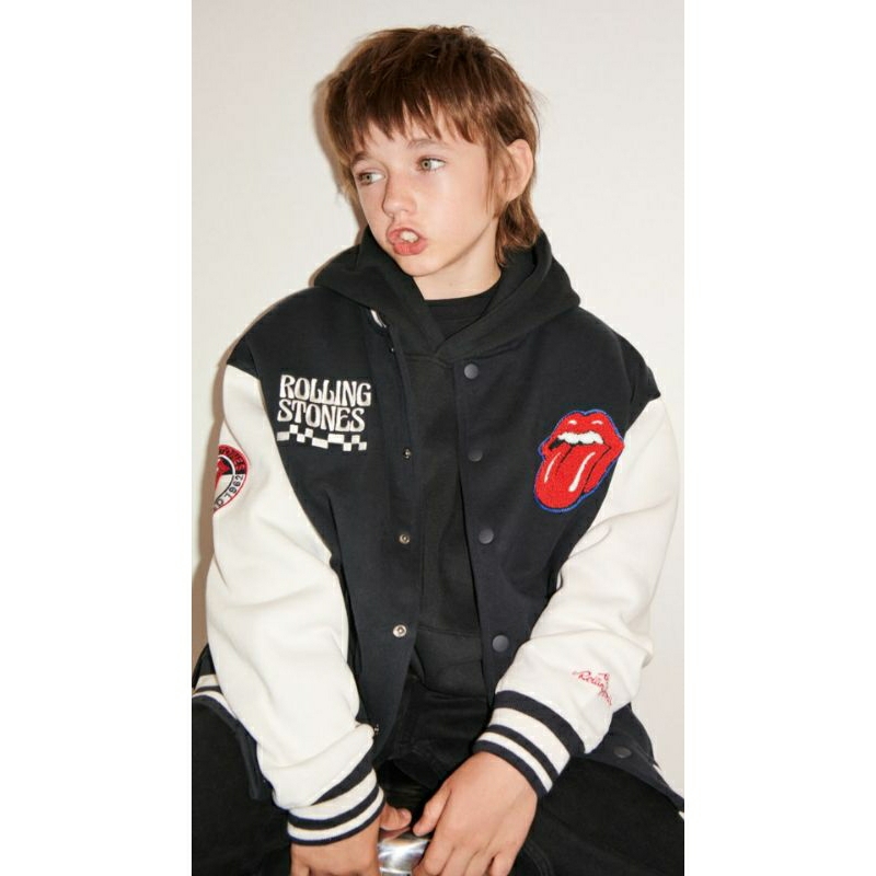 ZARA Rolling Stones Bomber Jacket size 7-8y, 11-12y dan 13-14y