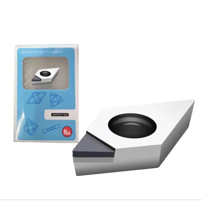 Pcd insert DCGT070204 for bubut alumunium kinclong Dcgt07 Dcmt07 dioamond mata pisau bubut