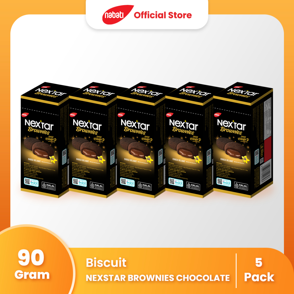 

[Bundle Pack Isi 5] Nextar Brownies Chocolate 80gr