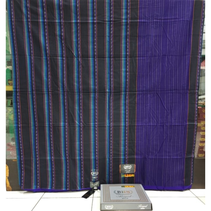 Sarung BHS ROYAL FULL SUTRA Motif KKR KES KBS KKP Mix Silver