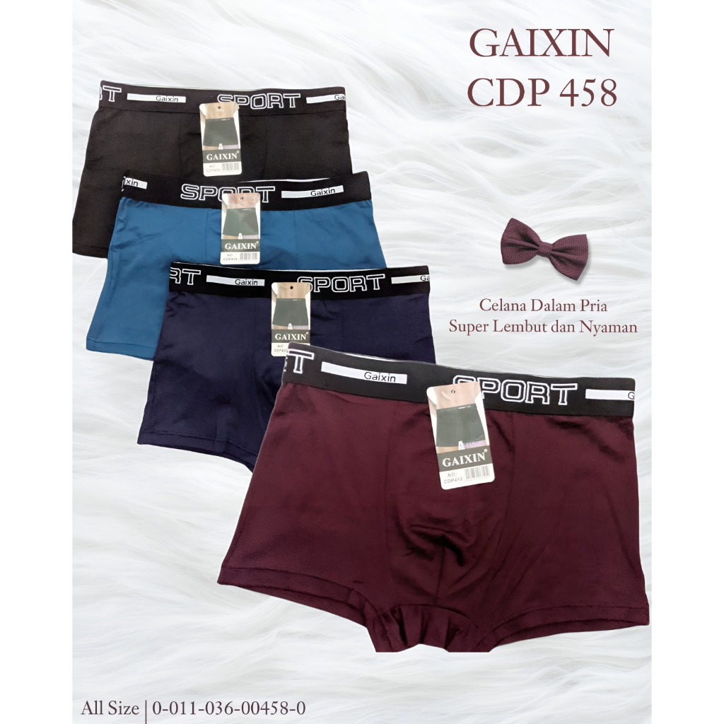 LUSINAN BOXER CELANA DALAM PRIA GAIXIN 458 RENOMA 111 FEMA 888