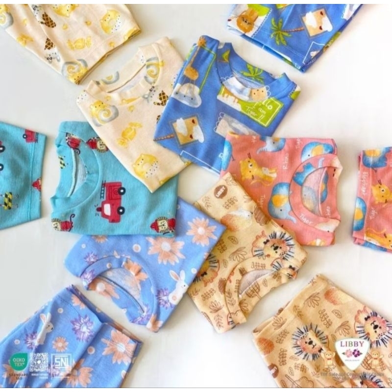 LIBBY | LIBBY BABY PLAY THE GROUND NEWBORN - XXL | SETELAN BAJU ANAK MURAH | LIBBY MURAH