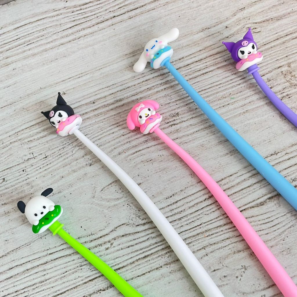 

PULPEN GEL GOYANG SANRIO DONAT POCACO KUROMI MY MELODY CINNAMOROLL KUALITAS BAGUS PREMIUM