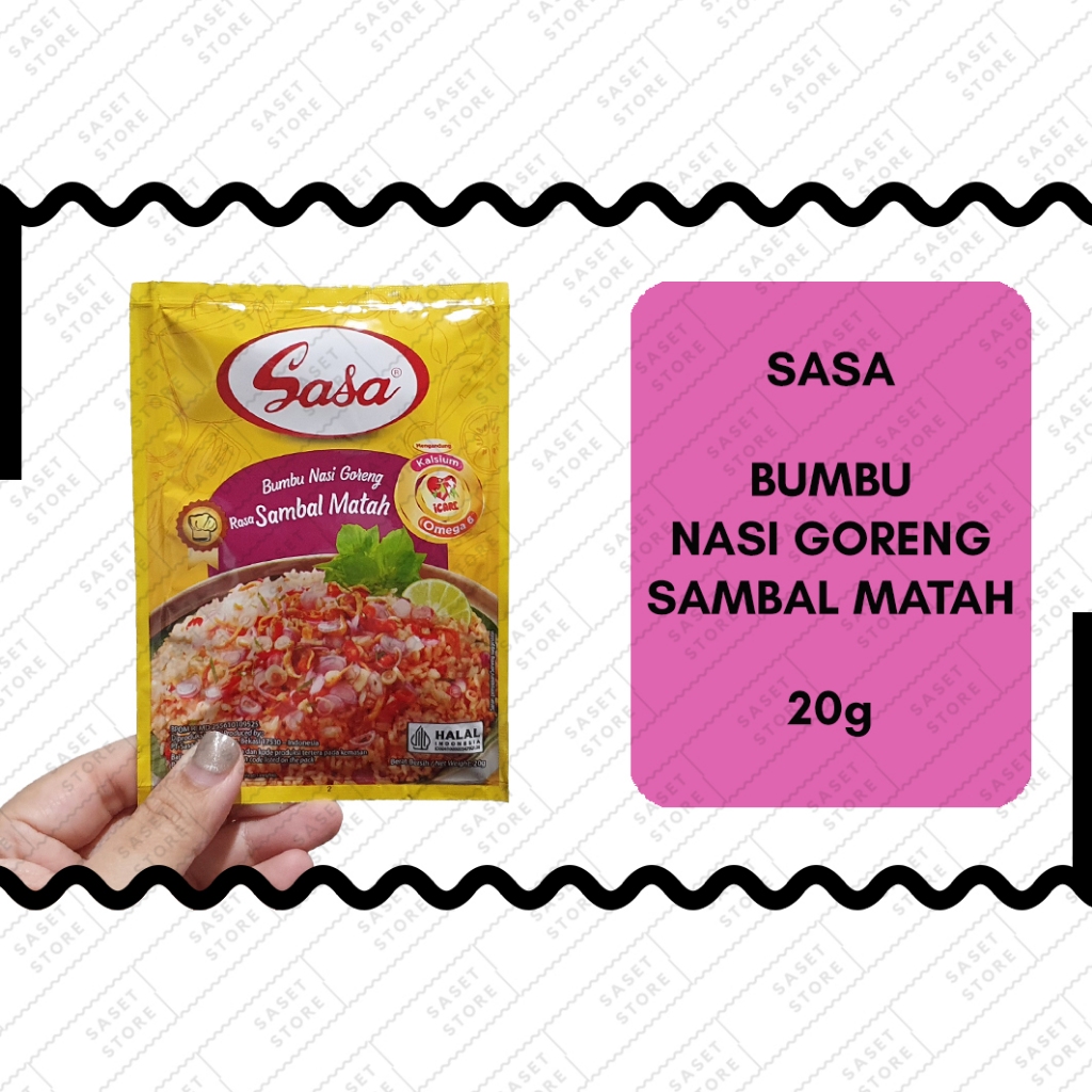 

Sasa Bumbu Nasi Goreng Sambal Matah 20g Sachet Bumbu Dapur Masak